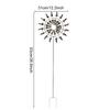 Metal Rotating Windmill 3D Spinner Outdoor Magical Kinetic Windmills Unique Wind Powered Catchers For Garden Courtyard Lawn