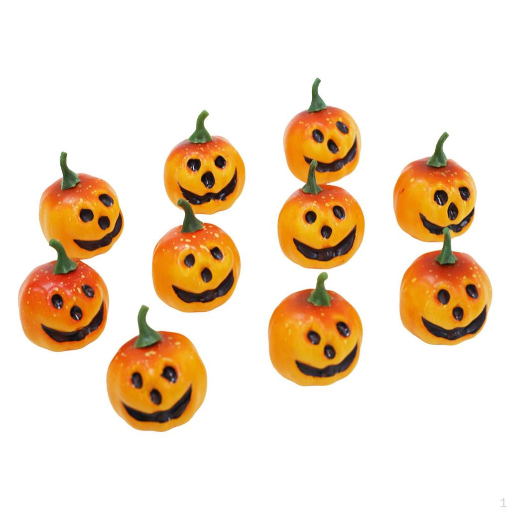 Artificial Pumpkins Decoration Set Fake Pumpkin Decorating Small Autumn Home Decor for