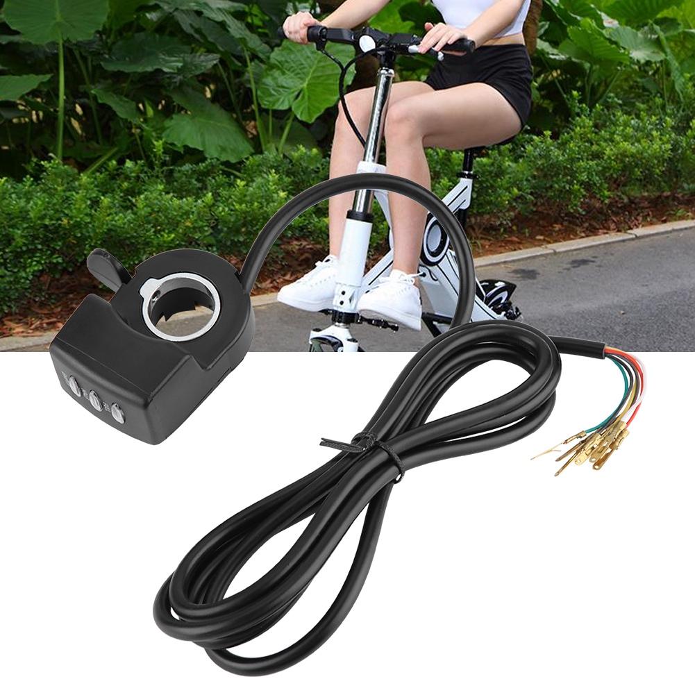 48V Speed Control Twist Thumb Throttle Assembly for E bike Electric Bike