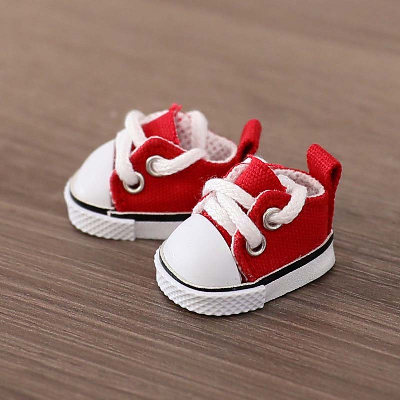 For Labubu Canvas Shoes Suitable For 17Cm Labubu Dolls Shoes Boots Toys Casual Sports Shoes Dolls Accessories Diy Doll Toys only shoes