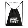 One Piece Drawstring Portable Canvas Backpack 7522 KTB
