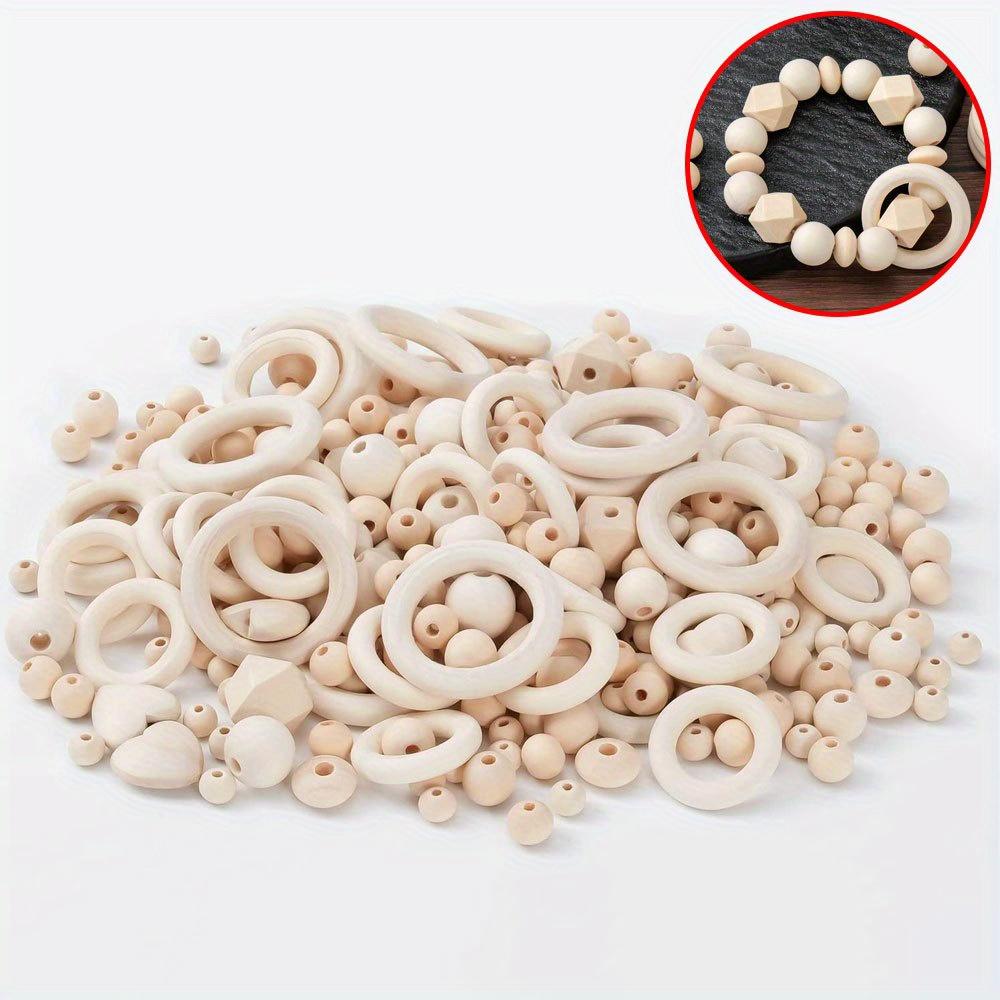 5/10/20 wooden beads, creatively personalized production of perforated wooden beads, various wooden beads, wooden beads, and wooden rings