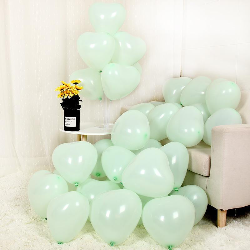 20/50 Stück 12 Zoll Süßigkeiten Macarons Herzform Latexballon Geburtstagsparty Dekorationen Hochzeitsdekorationen Kinderparty Globos Decor
