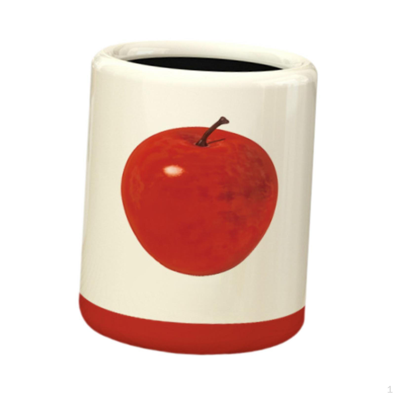 

Сміттєвий бак Сучасний Круглий, Кухонний Кошик для Сміття, Контейнер для Сміття, для Спальні Туалету red bottom