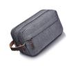 Leichte Herren-Reise-Kulturbeutel mit wasserabweisendem Oxford-Kosmetiketui und mehreren Taschen für den Außenbereich Grau