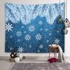 Inverno Fiocco di Neve Motivo Ghiaccio Decorazione da Parete Arazzo Arte da Parete Arazzo Personalità Soggiorno Camera da Letto Stanza Decorazione Casa