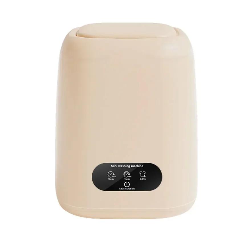 Mini pračka, přenosná elektrická pračka s dvojím použitím, tichý provoz na cesty a drobné domácí potřeby