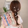 10Pcs/set Flower Hair Clips Rhinestones Girl Hair Claws Kids Fashion Hairpins Sweet Headwear Hair Accessories