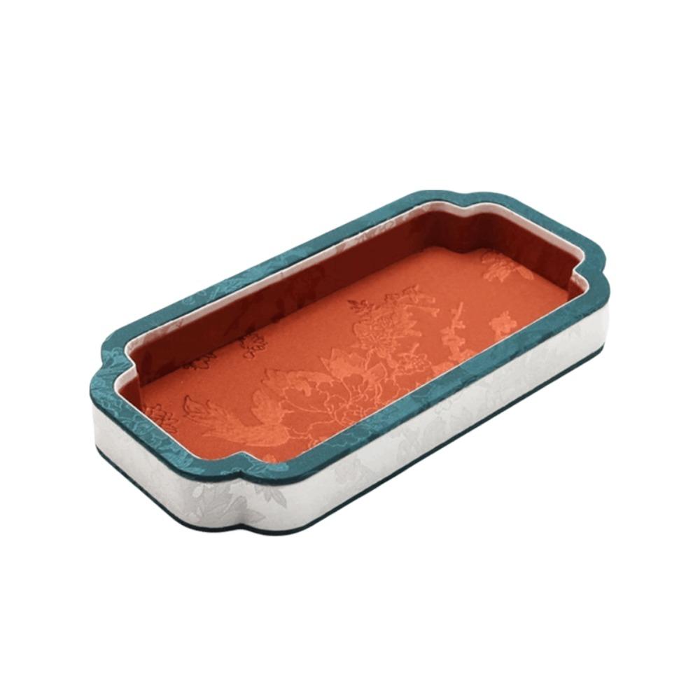 Chinese Vintage Court-Style Jewelry Storage Tray Satin Surface Jewelry Showcase Dressing Table