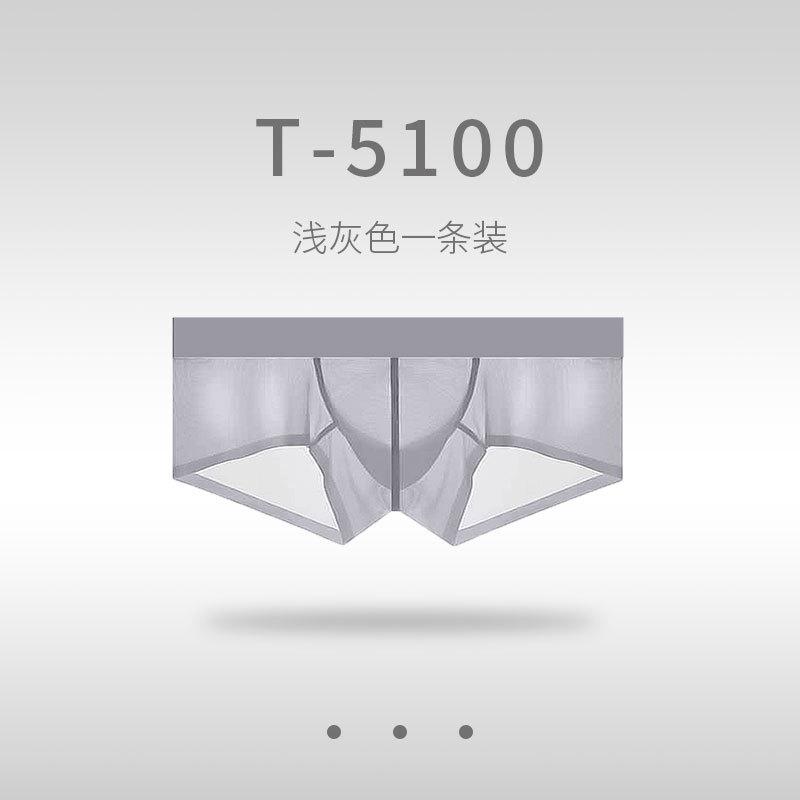Men'S Panties Sexy Thin Sheer See Through Low Waist Mini Boxer Big U Bulge Pouch Sheath Underwear Man Elastic Lingerie