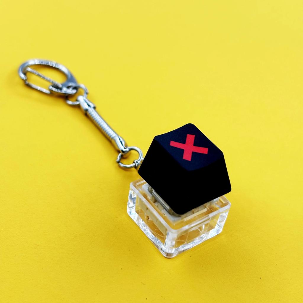 Keyboard Key Toy Party Stress Relief DIY Fidget Button Keycap Fidget Keychain Keyboard Keychain Toys Finger Keyboard