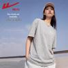 T-shirt da donna a maniche corte in puro cotone