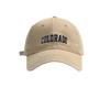 Baseball cap female spring and summer deep-topped wide-brimmed big-headed cap couple Joker tide show face small sun visor.