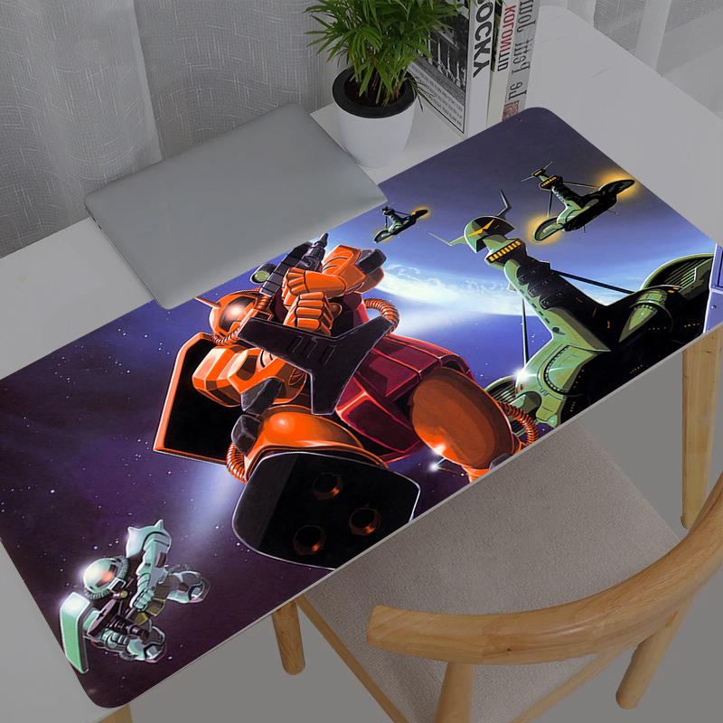 Extra Large Gaming Mouse Pad Computer Mobile Suit Gundam Gamer Laptop Keyboard Carpet Mouse Mat NonSlip Rubber Table Rug