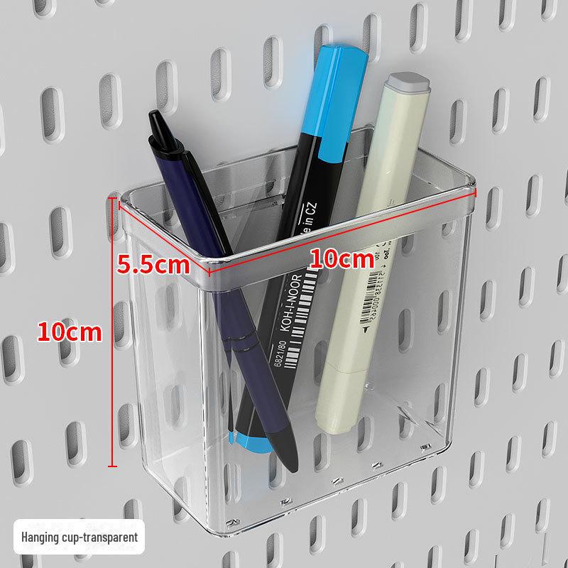 Punch-Free Perforated Board Rack with Accessories for Kitchen and Bedroom