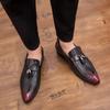 Men's Fashion Tassel Soft Moccasins Mens Genuine Leather Casual Loafers Outdoor Driving Flats Shoes