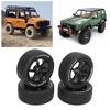 4Pcs 1Celsius10 RC Tires Plastic Rubber Smoothly   Strong Cushioning RC Wheels Replacement for    01  02
