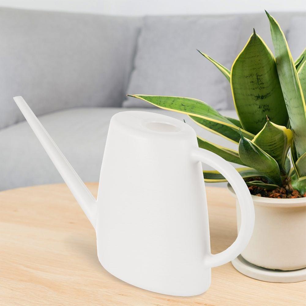 Plastic watering can, white, 1.6 l