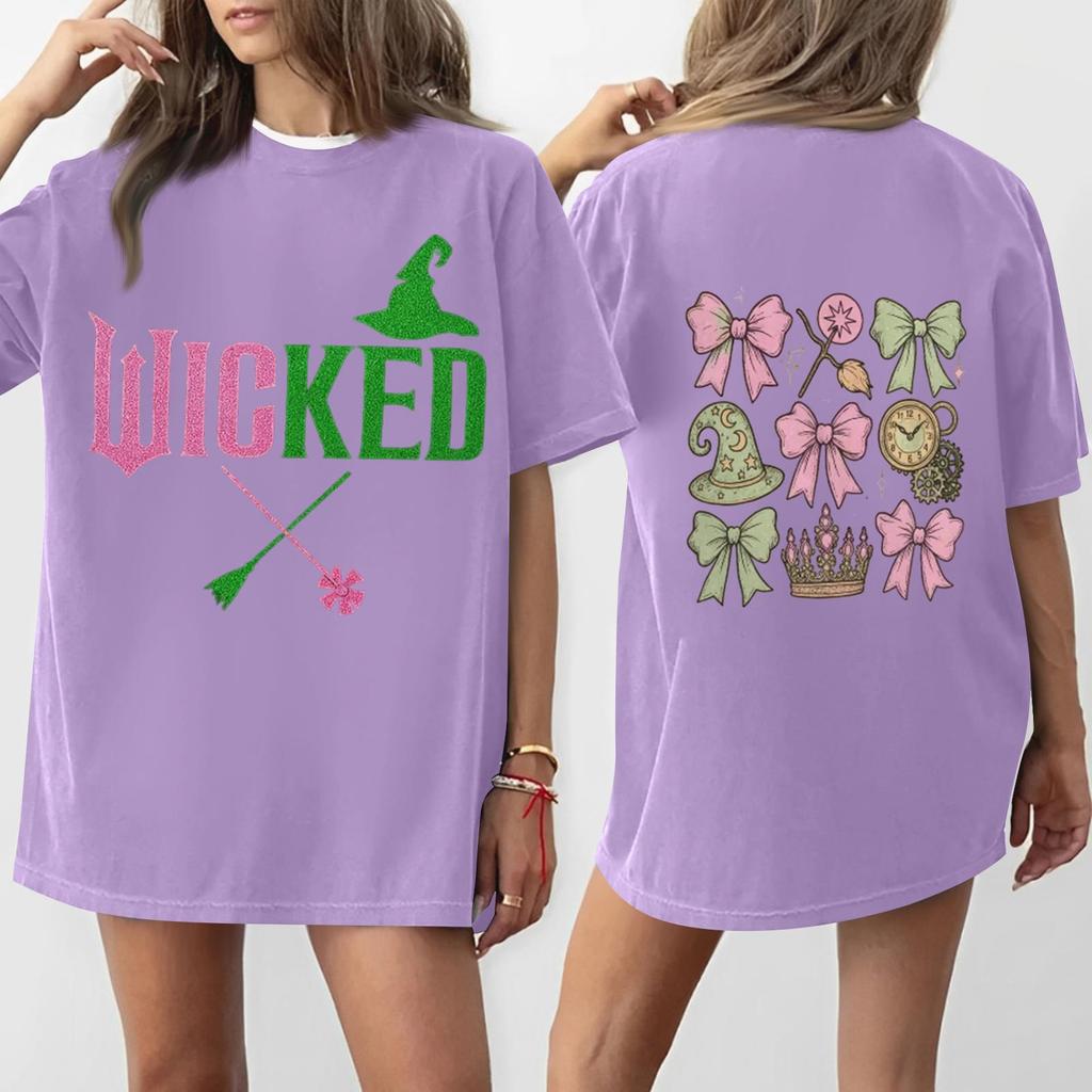 Women's Casual Fashion Round Neck Printed Short Sleeve T-Shirt Top