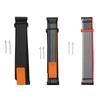 Nylon 2 Piece Watch Band Elastic 24mm Replacement Wrist Strap Adjustable Watch Strap for HR Baro For