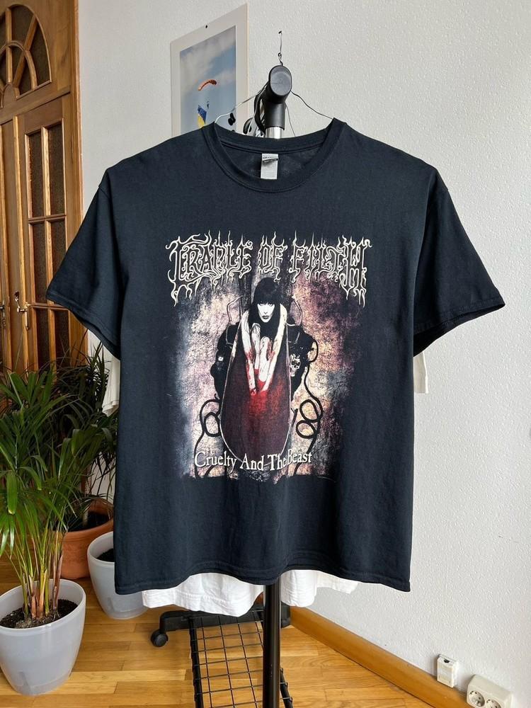 Vintage 90's Cradle of Filth Rare Retro Style Black Unisex Tshirt Reprint KH8296