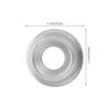 200Pcs Stainless Stainless Steel Countersunk Finish Washers Cup Washers for Screws Marine Electronics Hardware Black