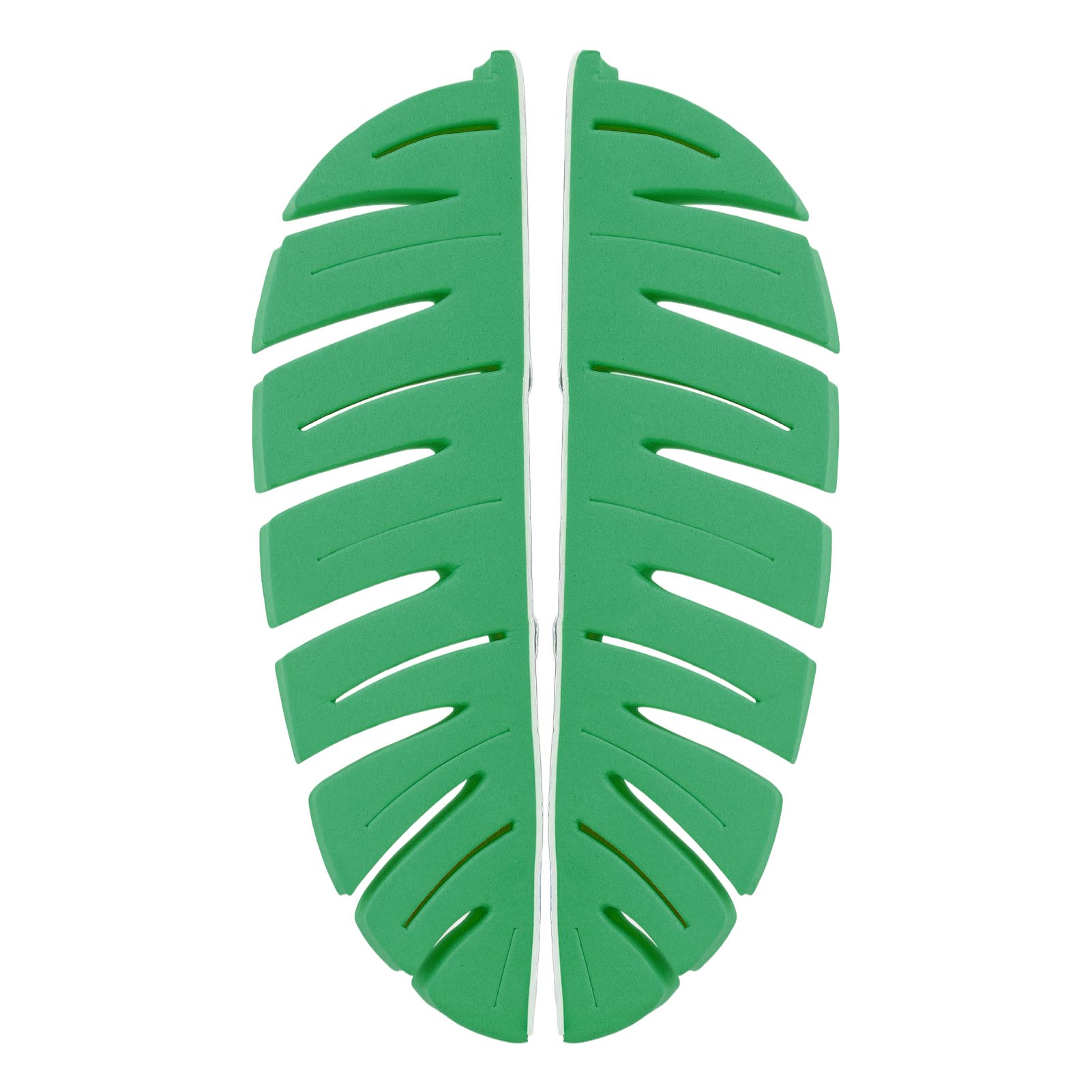 

2 шт. подставка для сушки кистей для макияжа в форме листа, многоцелевая подставка для сушки кистей для макияжа с прочной подставкой зелёный