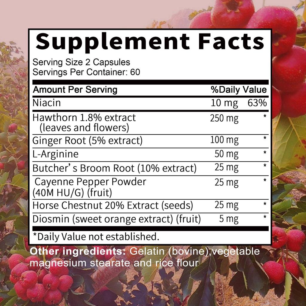 Airboy - L-Arginine Capsules - Vascular Health - Heart Health