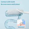 Oral Care Interdental Brush Soft Vertical Toothbrush New Tongue Cleaning Brush  Adults