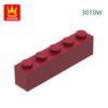 Non-Toxic 52Pcs/Lot Thick Bricks 1X5 Dots Block Moc Color Accessories Compatible With 3010W Brick Diy Children'S Toy Assembly Part