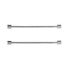 1/2Pcs Simple Cylinder Collar Bar Screw Type Tie Pin Collar Clasp For Men Shirt Business Casual Formal Accessories Gifts