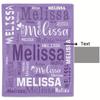 Personalized Custom Blanket For Adult Kids Customizable Name Flannel Blanket Soft Cozy For Bed Sofa Travel Perfect Birthday Gift