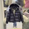 Black and Gold Down Jacket Women's Short Winter New Couple Men's and Women's Thickened High-end Coat