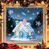 The Christmas Combination Static Window Stickers Do Not Damage Glass and Are Suitable for Living Room Windows.