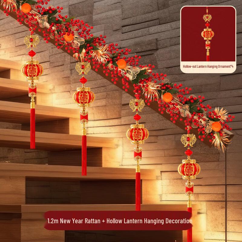 Lunar New Year Garland with Lanterns