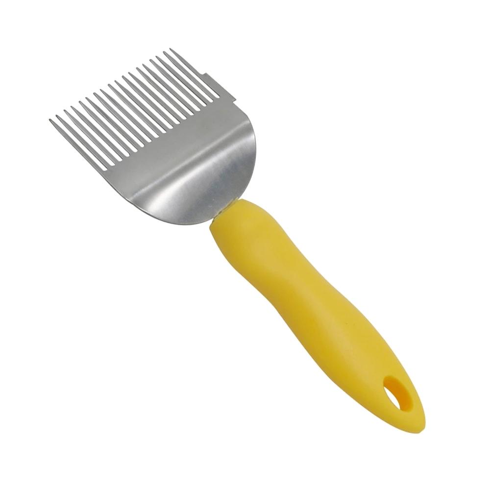 1 Pc Bees Scraper Multi-function Bee Cut Honey Fork 18 Needle Stainless Steel Cut Honey Knife Beekeeping Tool Sparse Rake Shovel