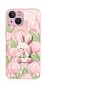 Cute Tulip Rabbit Mobile Phone Case iPhone17 Glass All Inclusive Lens Apple 16promax Protective Case 12