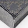 Celine Strap Box Handbag 197142BZJ Triomphe Black / Brown PVC Women Used