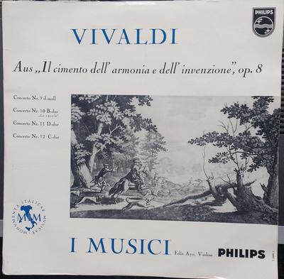 LP Record ANTONIO VIVALDI  I MUSICI  Aus Il Cimento Dell Armonia E Del A00443L Philips Germany Classical Used