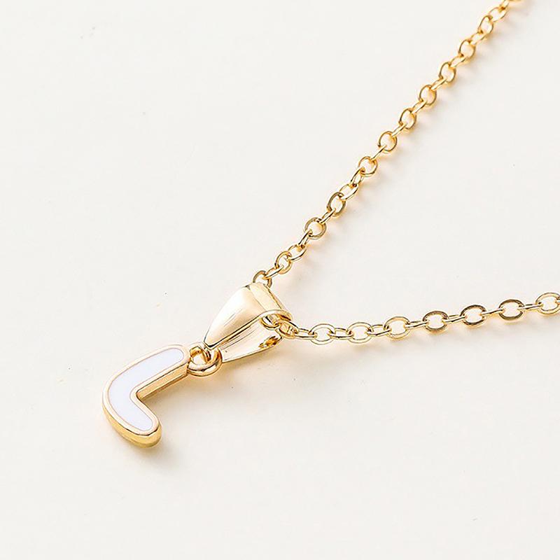 Personalized 26 Initials Charm Necklace For Women Men Premium Design Name Necklace Ladies Jewelry Gift