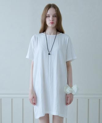 Hillioteu Relax Tunic Dress_White