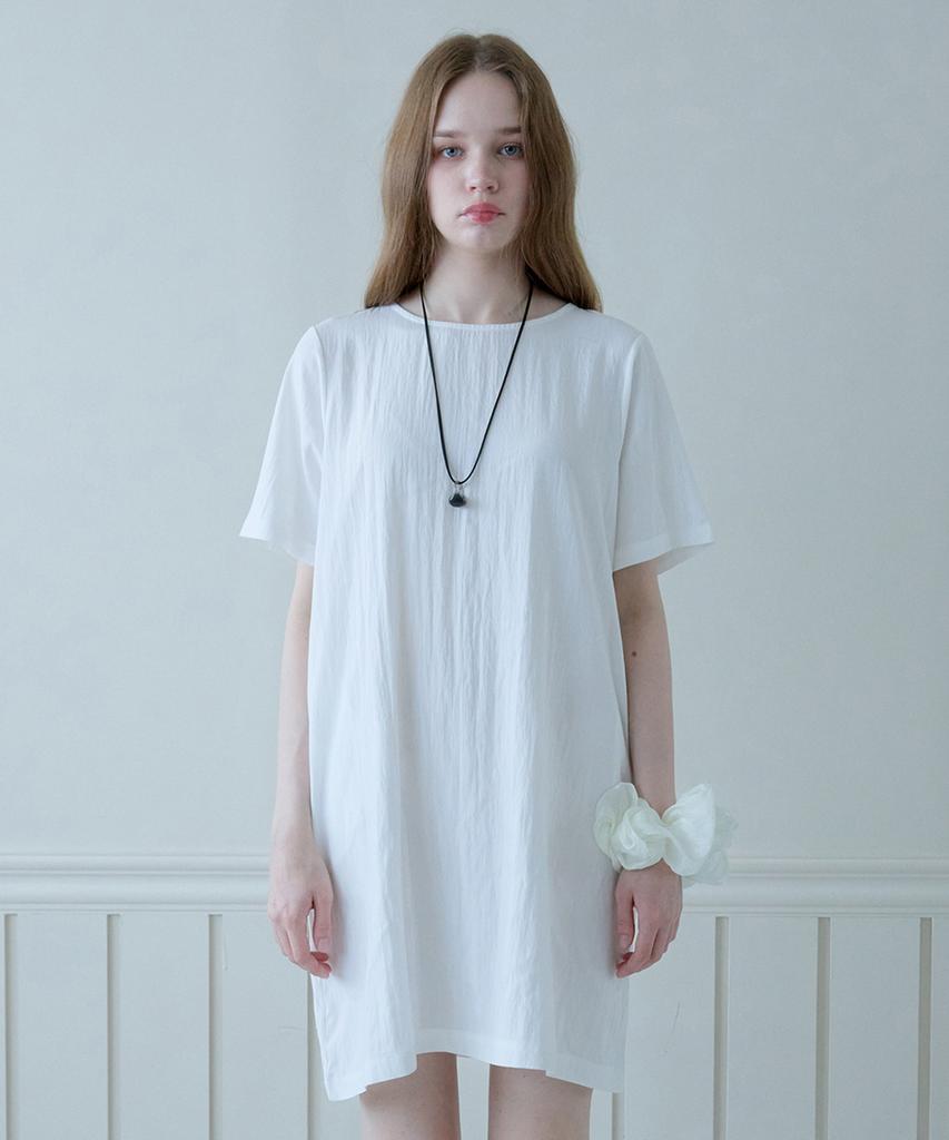 Hillioteu Relax Tunic Dress_White