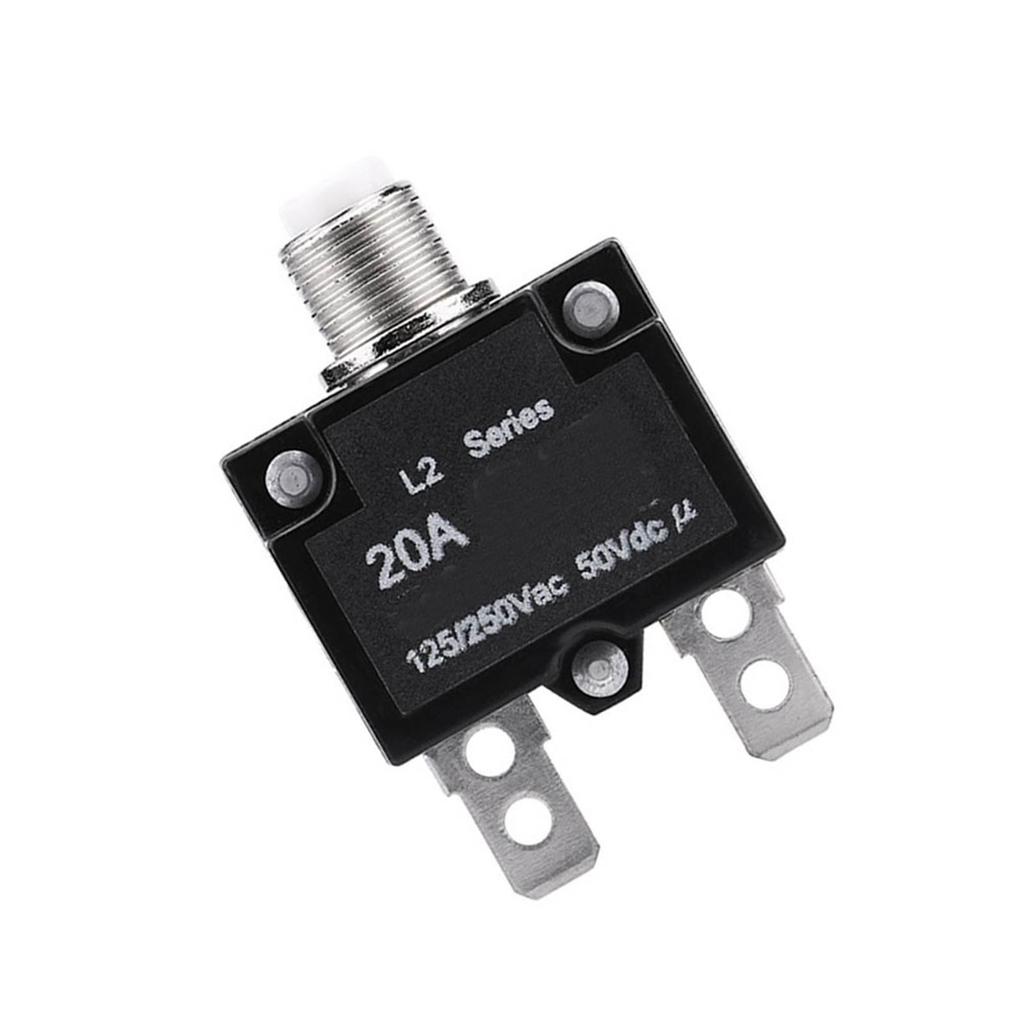 20A 125250V Rücksetzbarer thermischer Schalter Schutzschalter Überstrom Überlastschutz für Generator