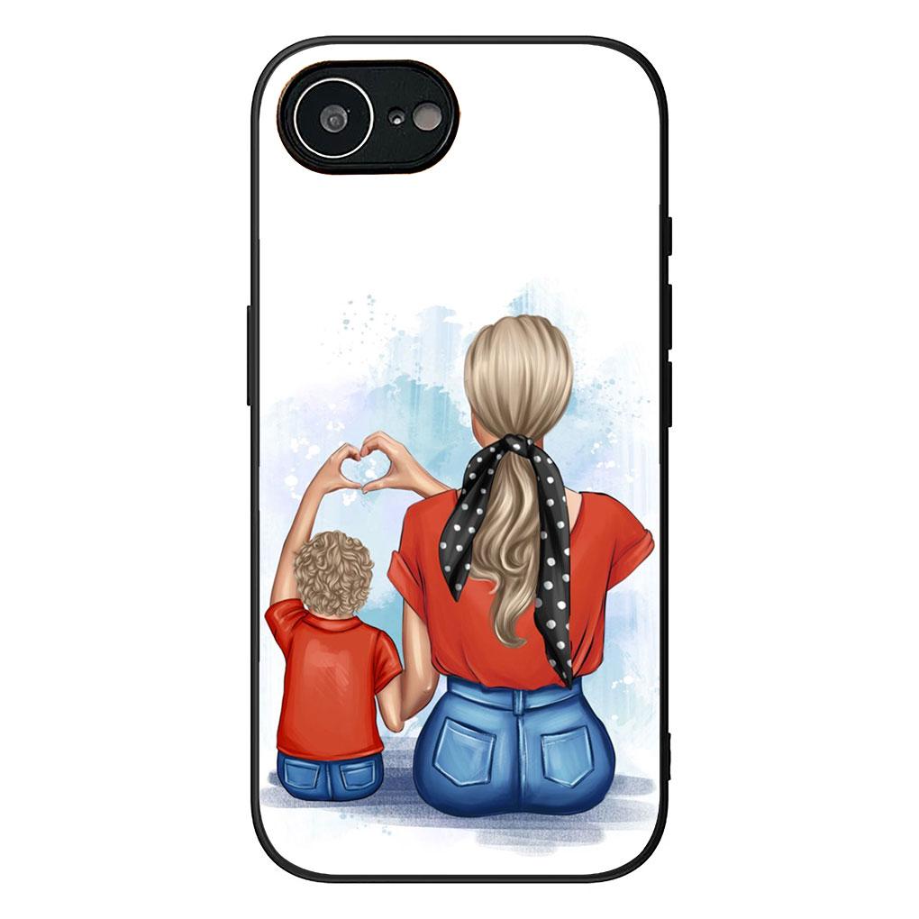 Cover for Samsung Galaxy A05 A06 A14 A50 A51 A52 A12 A13 A17 A70 A07 A25 A26 A56 A23 M53 Case Woman Baby Girl Mom Family Boy
