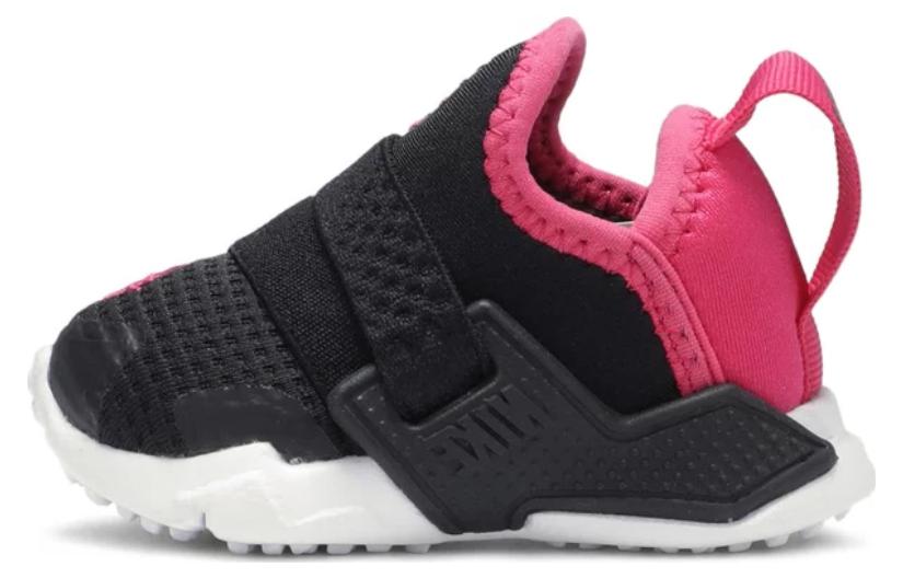 

Nike Huarache Run Drift Cushioning, Wear Resistant Low top Toddler Shoes Black Pink Infant And Toddler AH7827-011