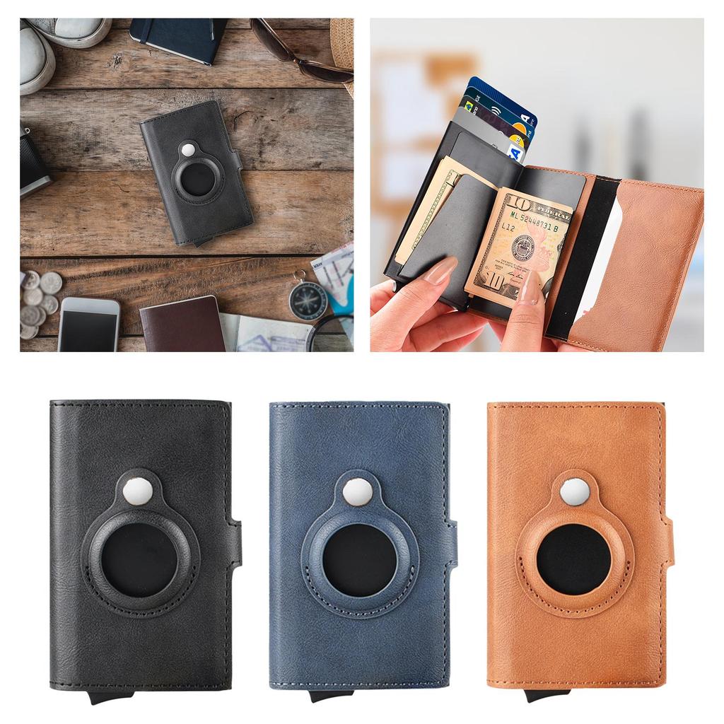 Card Holder Business Wallet Portable Slim for Travel Father Men