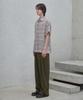 Good Life Works Double-Pleat Wide Nylon Pants Khaki
