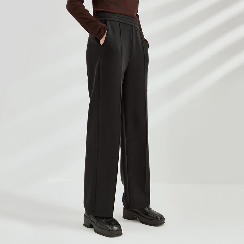 Elva' Island Women's High-Waist Straight Leg Casual Trousers