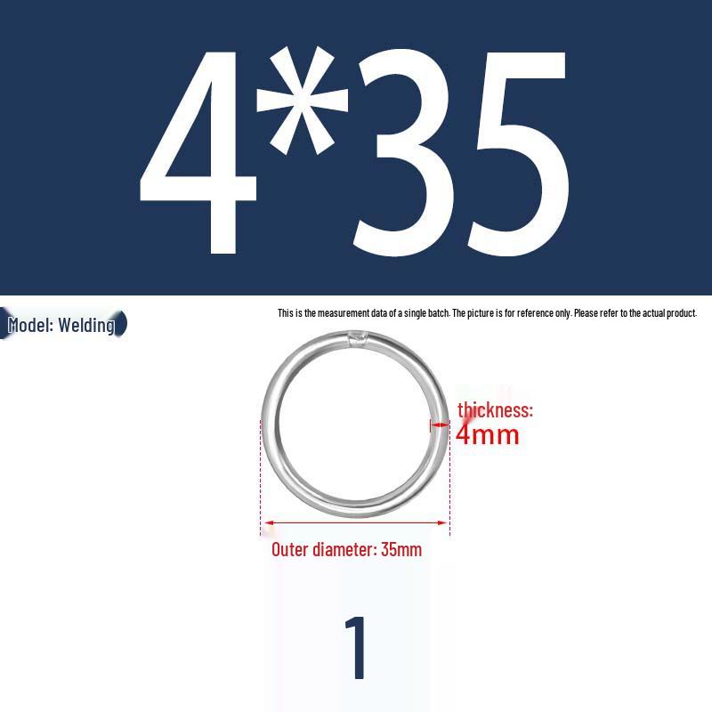 304 Stainless Steel Seamless O-Ring for Lifting and Hammock Yoga Connection