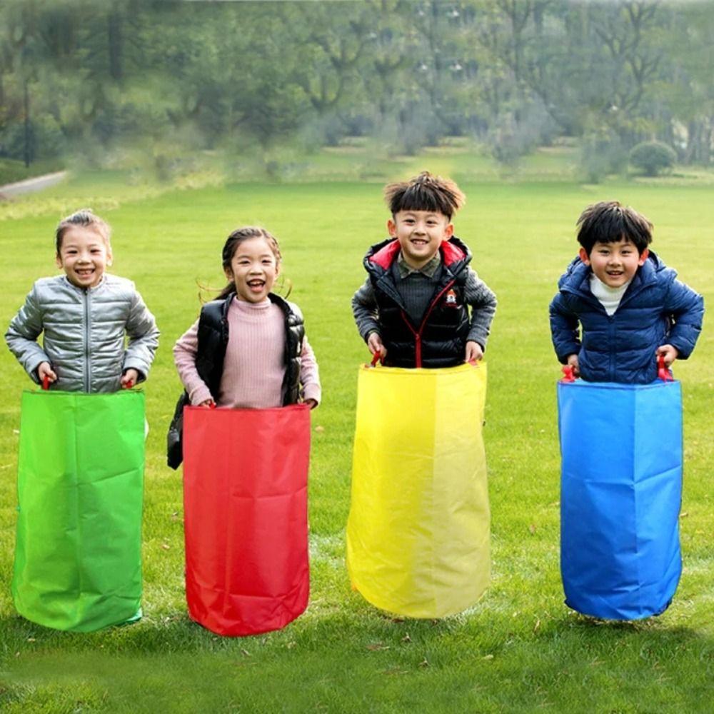 School Activity Kangaroo Jump Bag Entertainment Sack Racing Bags Kids Jumping Bag  Fun Sports